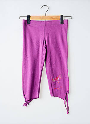Legging stretch taille élastique violet DESIGUAL fille