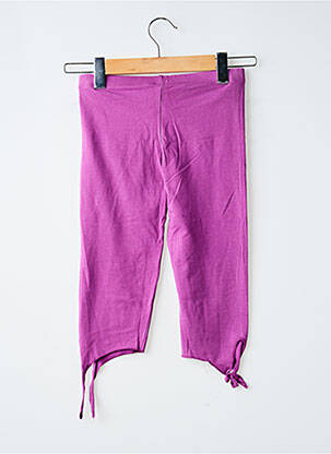Legging stretch taille élastique violet DESIGUAL fille
