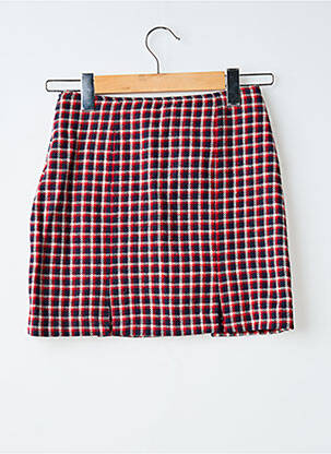Jupe courte fermeture zip latéral rouge CHIPIE fille