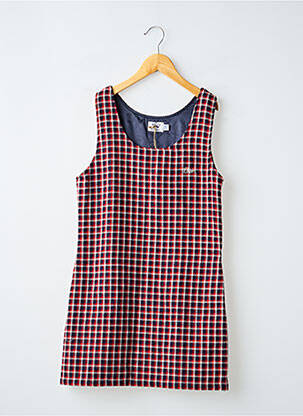 Robe courte doublure sans manche rouge CHIPIE fille