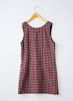 Robe courte doublure sans manche rouge CHIPIE fille