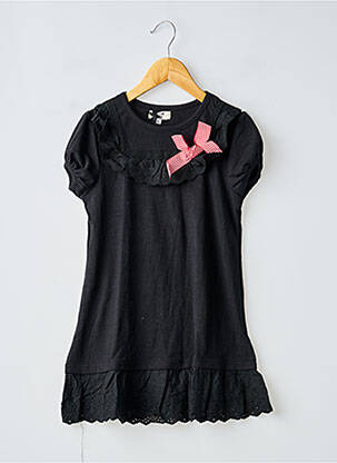 Robe courte manches courtes manches courtes noir MINI MOLLY BY MOLLY BRAKEN fille