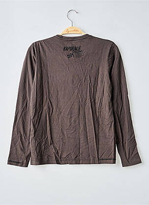 T-shirt manches longues manches longues vert KAPORAL garçon