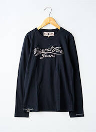 T-shirt manches longues manches longues noir KAPORAL garcon