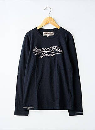 T-shirt manches longues manches longues noir KAPORAL garcon