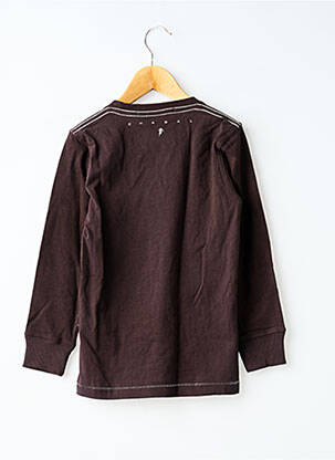 T-shirt manches longues manches longues marron RUCKFIELD garçon
