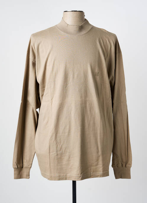 T-shirt coupe droite manches longues marron ALAN RED homme
