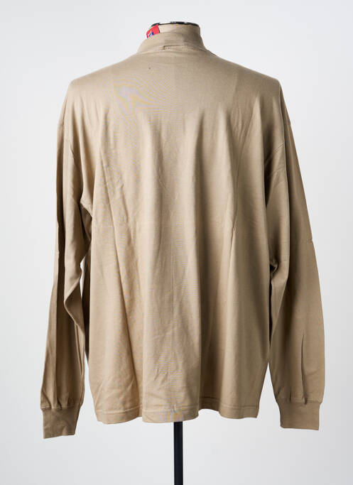 T-shirt coupe droite manches longues marron ALAN RED homme
