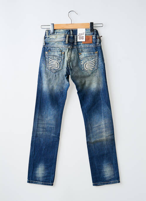 Jeans coupe droite poches taille ajustable bleu KAPORAL garcon