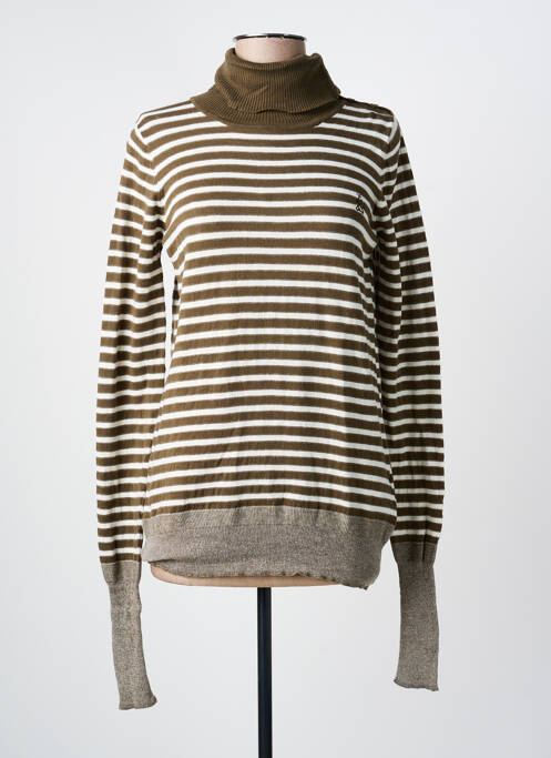 Pull coupe cintrée manches longues vert LEVIS femme