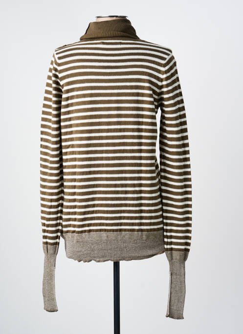 Pull coupe cintrée manches longues vert LEVIS femme