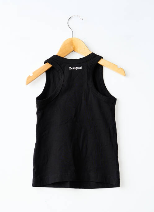 Robe courte noir DESIGUAL fille