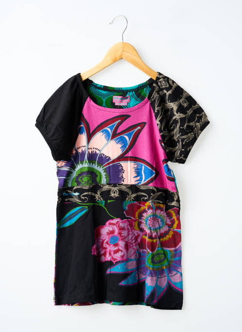 T-shirt noir DESIGUAL fille