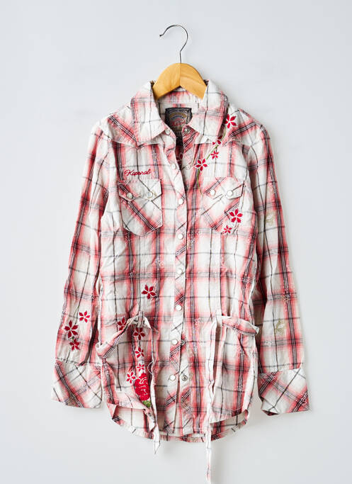 Tunique manches longues rouge KAPORAL fille