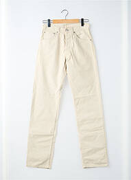 Jeans coupe slim fermeture boutonnée sur le devant taille normale beige LEVIS homme