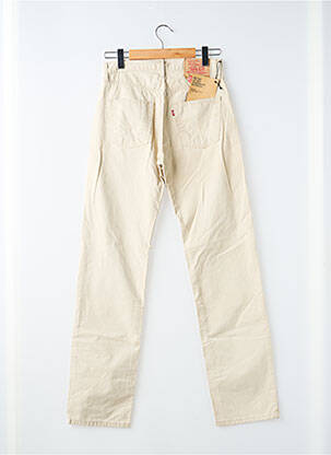 Jeans coupe slim fermeture boutonnée sur le devant taille normale beige LEVI'S homme