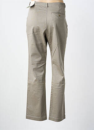 Pantalon chino tissage popeline taille normale gris JACKPOT femme