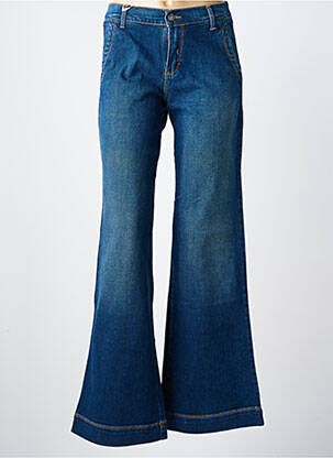 Jean coupe flare stretch bleu OBER femme