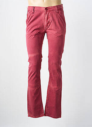 Pantalon chino stretch taille normale rouge JAPAN RAGS homme