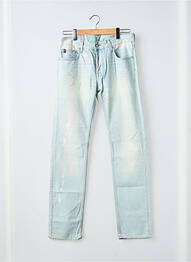 Jeans coupe slim fermeture boutonnée sur le devant taille normale bleu JAPAN RAGS homme