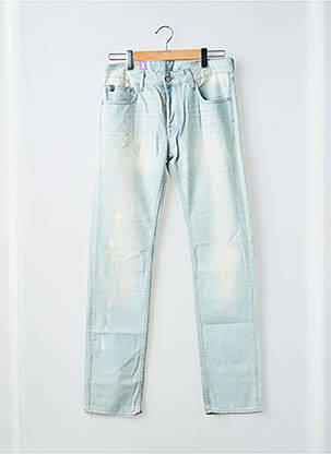 Jeans coupe slim fermeture boutonnée sur le devant taille normale bleu JAPAN RAGS homme