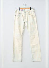 Jeans coupe slim fermeture boutonnée sur le devant taille normale bleu JAPAN RAGS homme