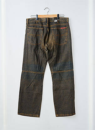 Jeans coupe droite stretch taille normale marron BLEND homme