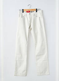 Jeans coupe slim poches taille normale beige LEVIS homme