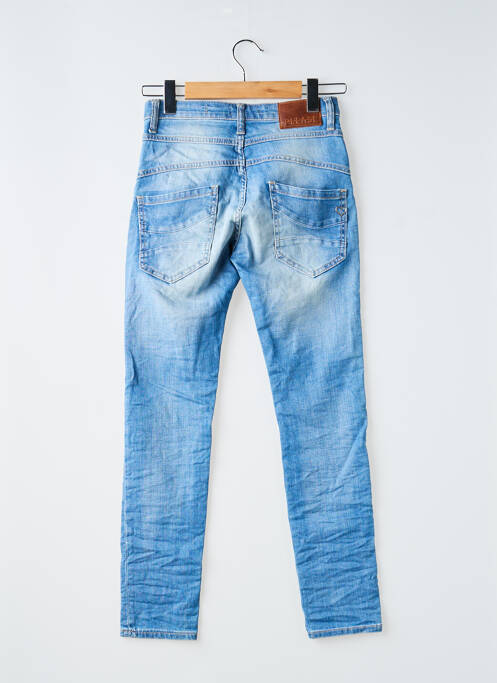 Jeans coupe slim stretch taille normale bleu PLEASE femme