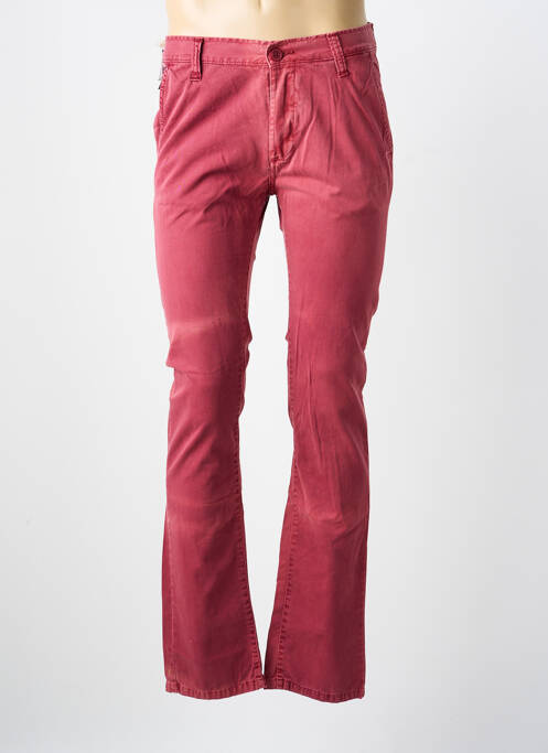Pantalon chino stretch taille normale rouge JAPAN RAGS homme