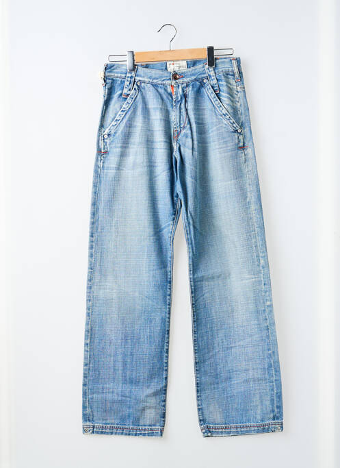Jeans coupe droite stretch taille normale bleu ENERGIE homme