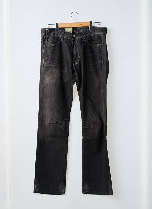 Jeans coupe droite fermeture boutonnée sur le devant taille normale noir G STAR homme