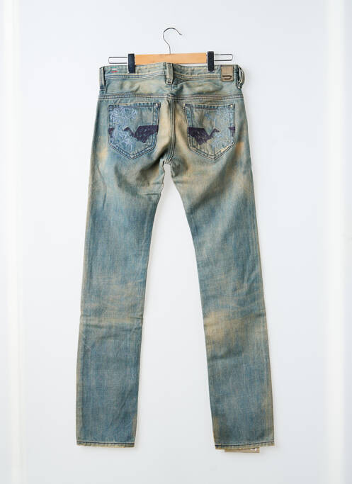 Jeans coupe slim stretch taille normale bleu DIESEL homme