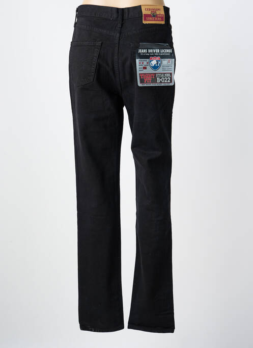 Jeans coupe droite noir CEDIXSEPT femme