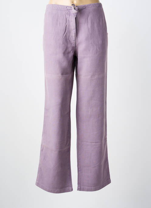 Pantalon large violet BENSIMON femme