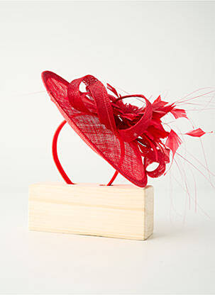 Chapeau sélection tenue de soirée rouge MADDOX femme