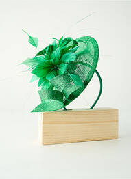 Chapeau sélection tenue de soirée vert MADDOX femme
