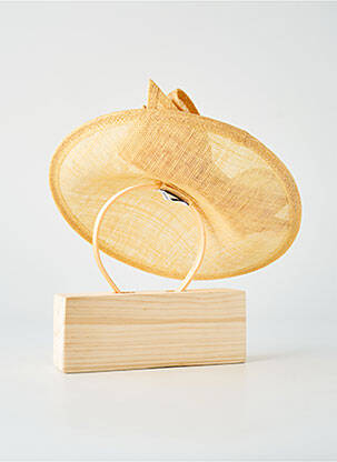 Chapeau sélection tenue de soirée jaune MADDOX femme