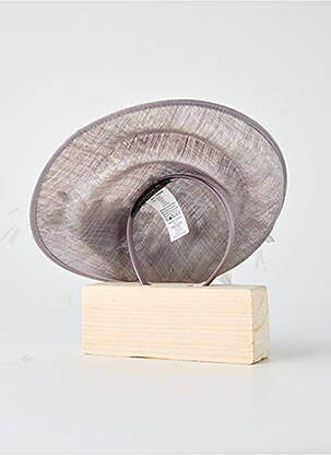 Chapeau sélection tenue de soirée gris EMMA B femme