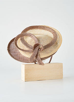 Chapeau sélection tenue de soirée beige MADDOX femme