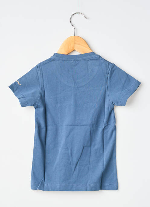 T-shirt bleu MA LOCOMOTION garçon