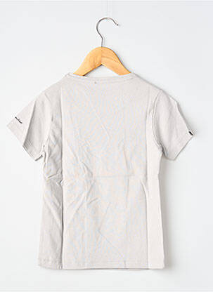 T-shirt coupe droite manches courtes gris MA LOCOMOTION garçon