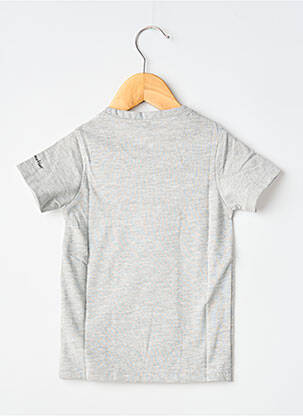 T-shirt coupe droite manches courtes gris MA LOCOMOTION garçon