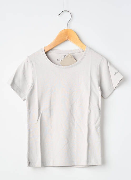 T-shirt coupe droite manches courtes gris MA LOCOMOTION garcon