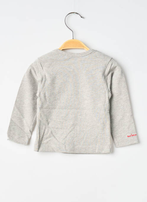 T-shirt gris MA LOCOMOTION garçon