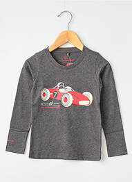 T-shirt manches longues manches longues gris MA LOCOMOTION garcon