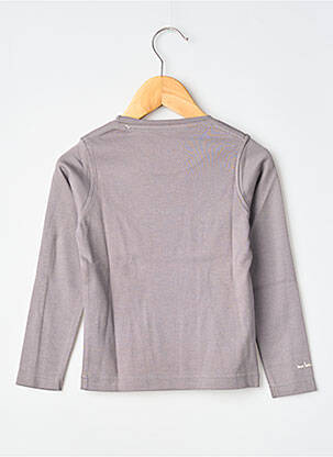 T-shirt manches longues manches longues gris MA LOCOMOTION garçon