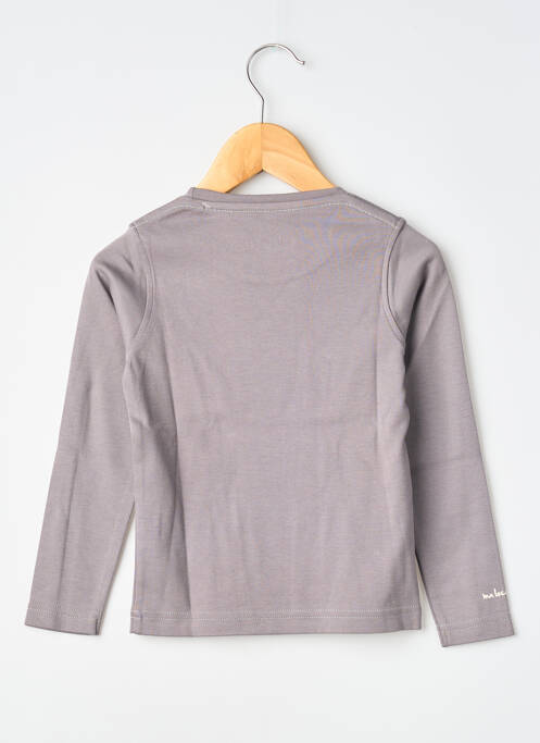 T-shirt gris MA LOCOMOTION garçon