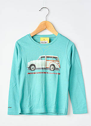 T-shirt manches longues manches longues bleu MA LOCOMOTION garçon