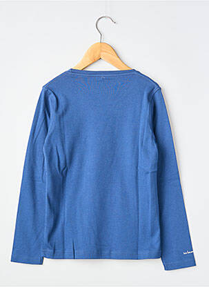 T-shirt manches longues manches longues bleu MA LOCOMOTION garçon
